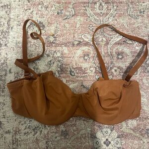 Orange Skims Underwire Bra